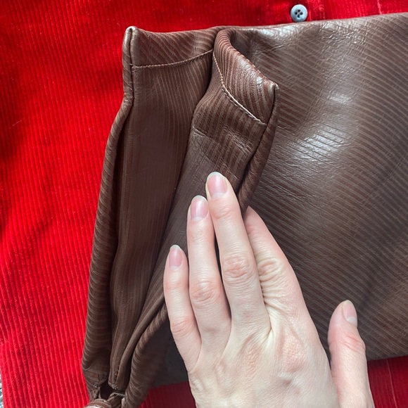 Leather Clutch Paola Del Lungo - Picture 8 of 10